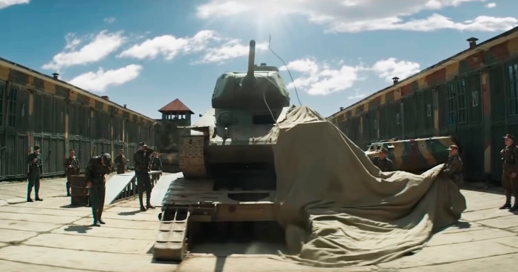 Кадр из фильма "Т-34"