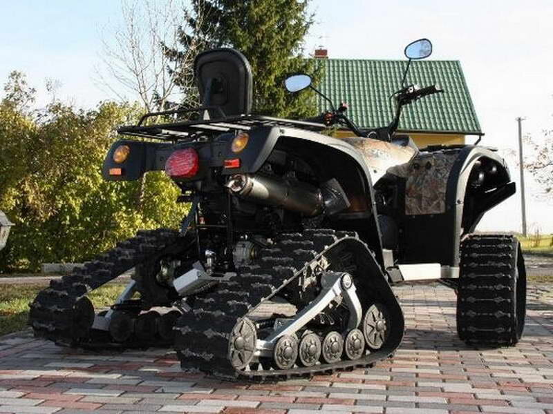 Гусеничный модуль на мотоцикл/снегоход своими руками