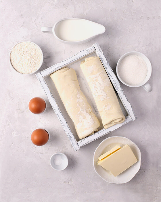 Торт «Наполеон» из готового слоеного теста | Ура! Повара 👨‍🍳 | Дзен