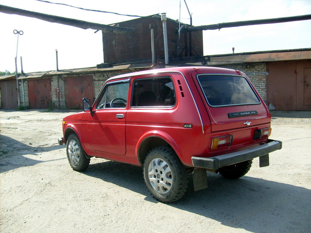  "Нива" брата после покраски.