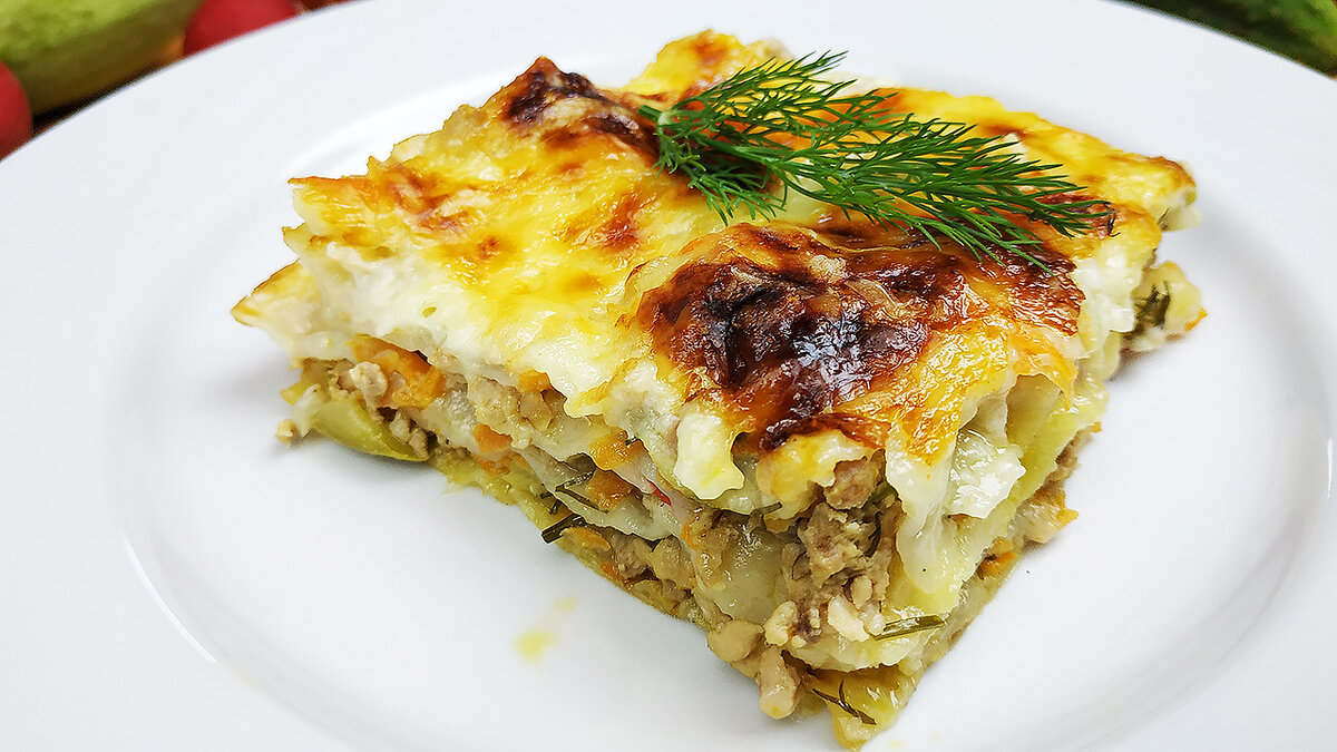 Ленивая лазанья из лаваша