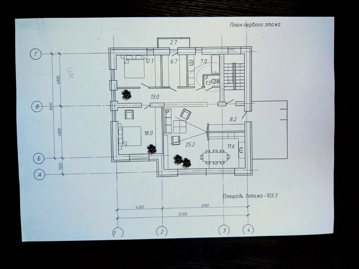 Проектирование дома (160 м2). Поиски вариантов идеальной планировки. Много планов дома