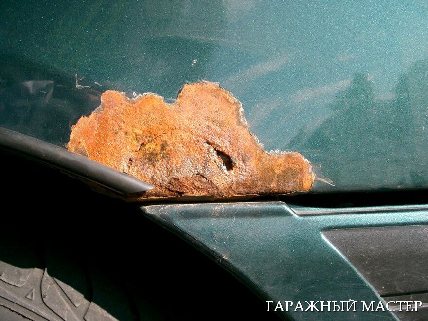 Коррозия на кузове авто