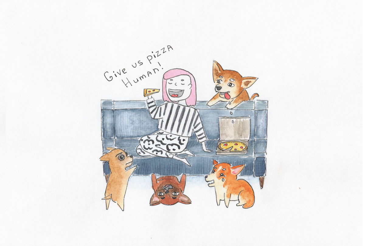 *Дай нам пиццу, человек!