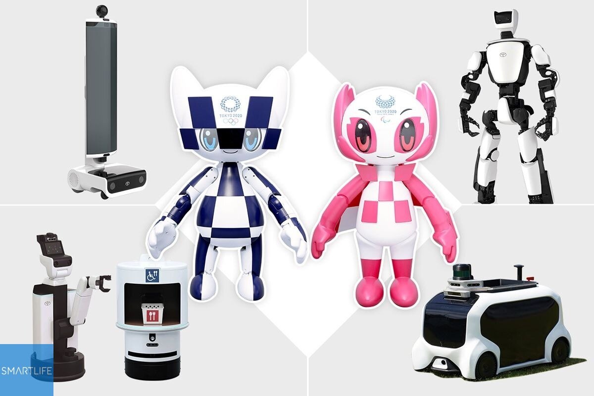 Виды роботов на Токийских Олимпийских играх 2020!
