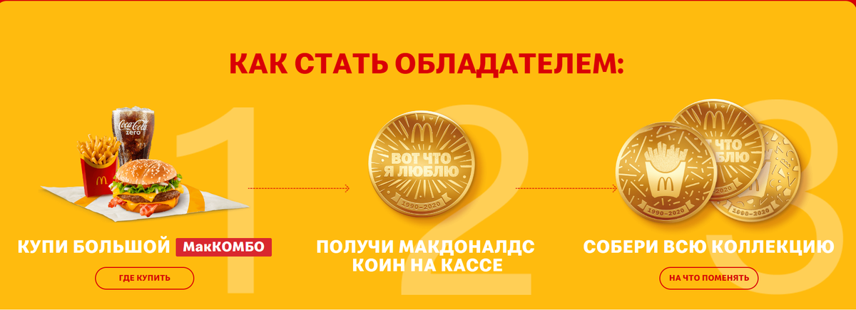 Скриншот с официальной страницы Акции