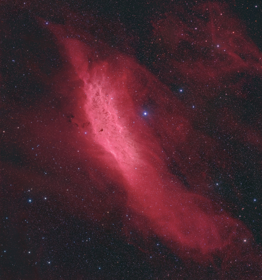 NGC 1499: туманность Калифорния