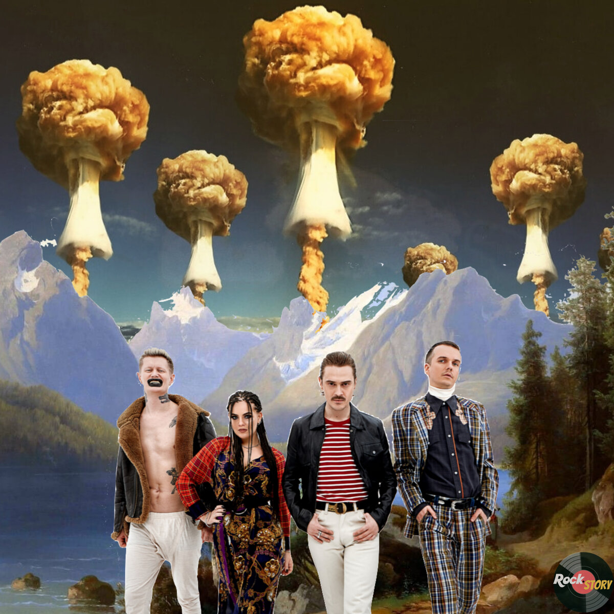 На фотографии: участники группы Little Big