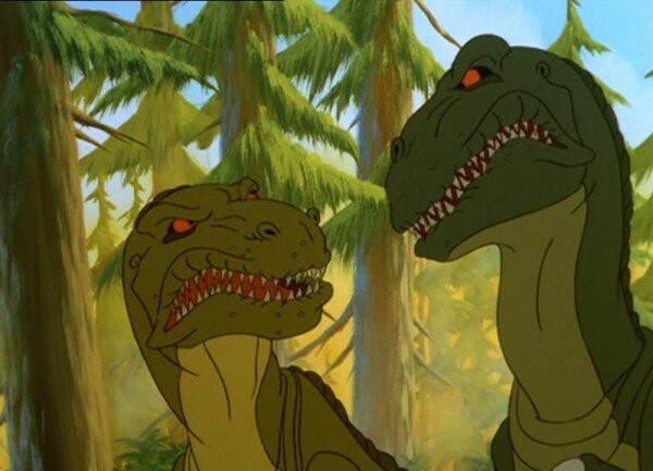 Кадр из м/ф Земя до начала времён