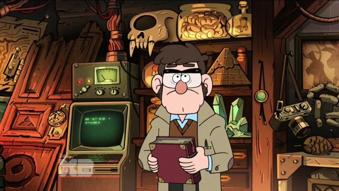 Кадр из мульт-сериала "Гравити Фолз".