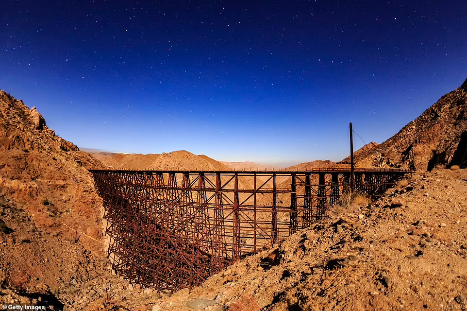 Заброшенный каньон. Жуткий каньон. San Diego and Eastern Railway Desert.