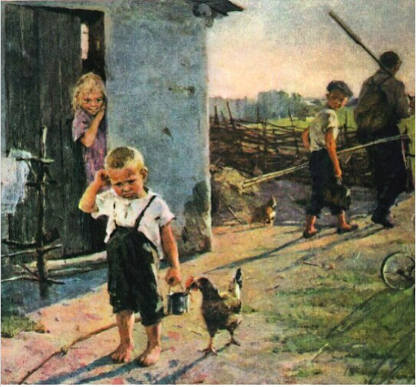 К. Н. Успенская-Кологривова «Не взяли на рыбалку» (1955)