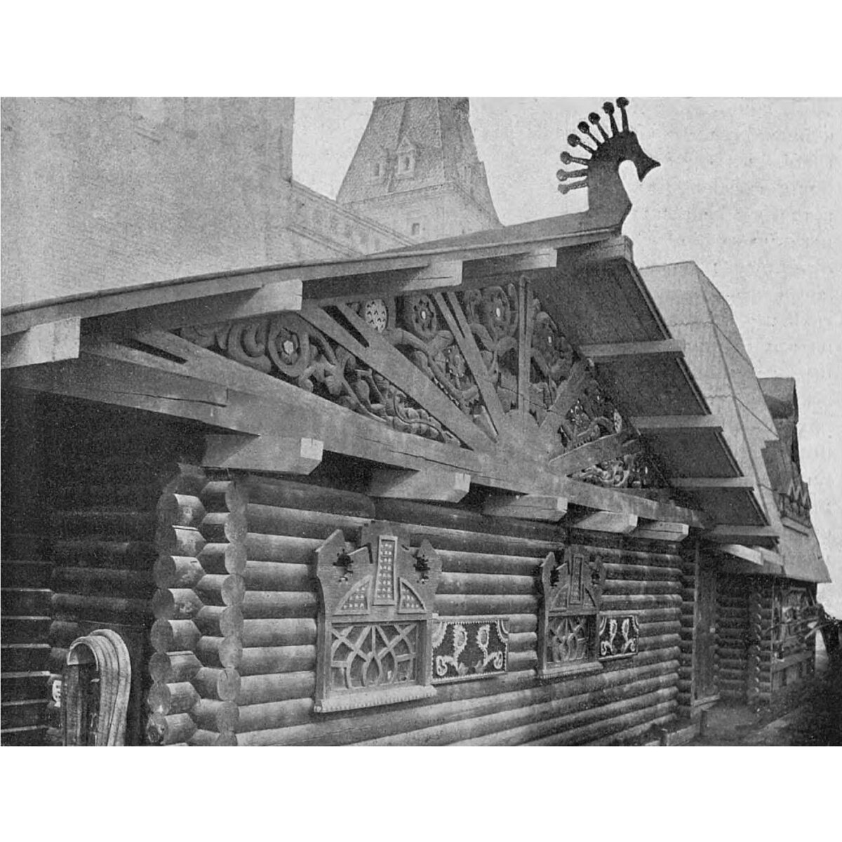 Русская изба на Парижской выставке 1867