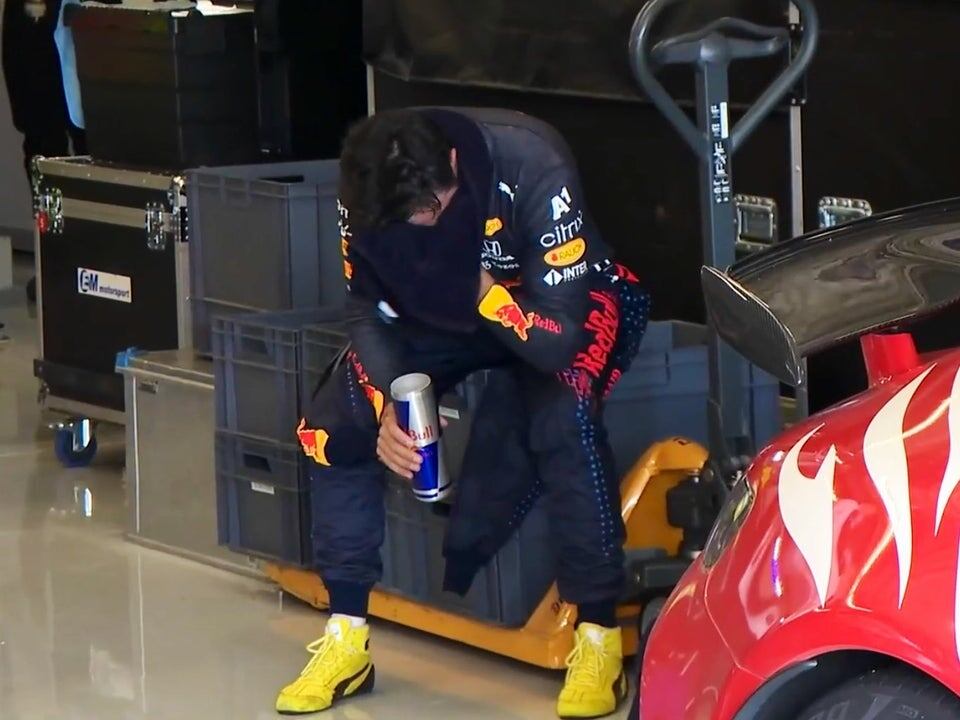 Серхио Перес после гонки