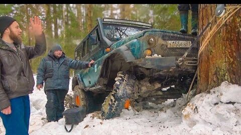 Попали в ловушку на бездорожье Уаз, Уаз Патриот и Suzuki Jimni мы офигели в болоте