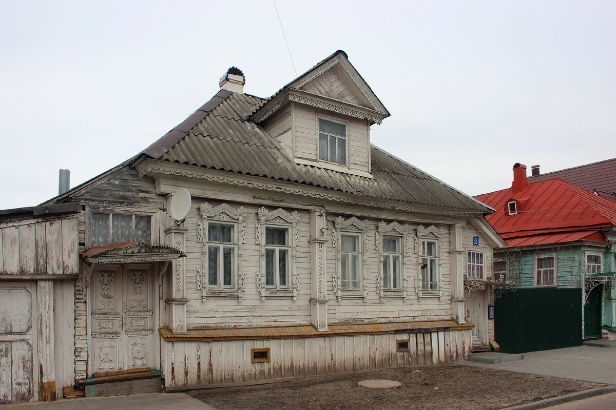 г. Городец (Нижегородская область) - последнее пристанище князя Александра  Невского. ТОП 50+ старинных зданий | Олег Еверзов | Дзен