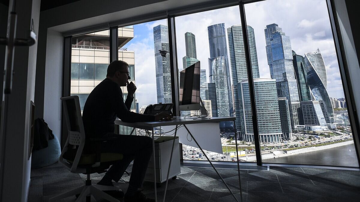    Современный офис в Москве© РИА Новости / Рамиль Ситдиков