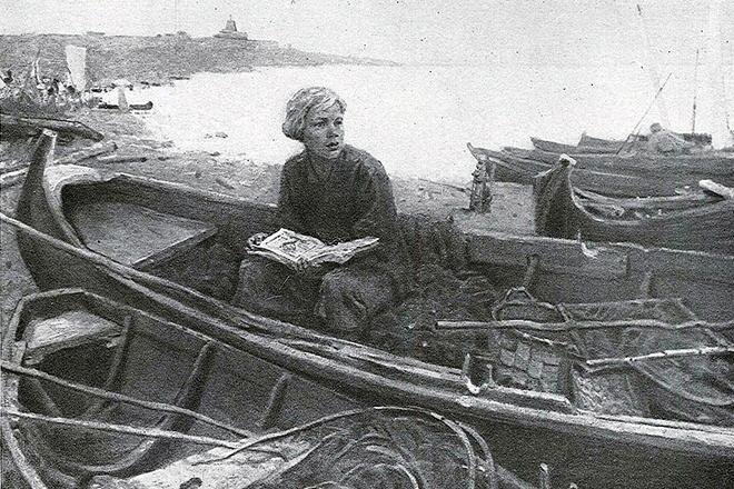 Рис. 2. Михаил Ломоносов в молодости Жизнь Михаила Ломоносова