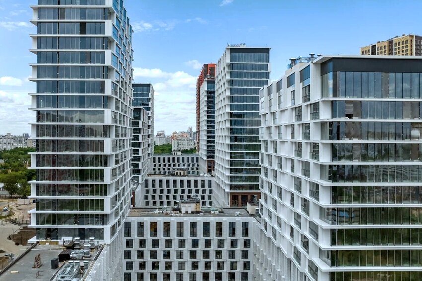 ЖК премиум-класса «Событие» — аэросъемка Новострой-М