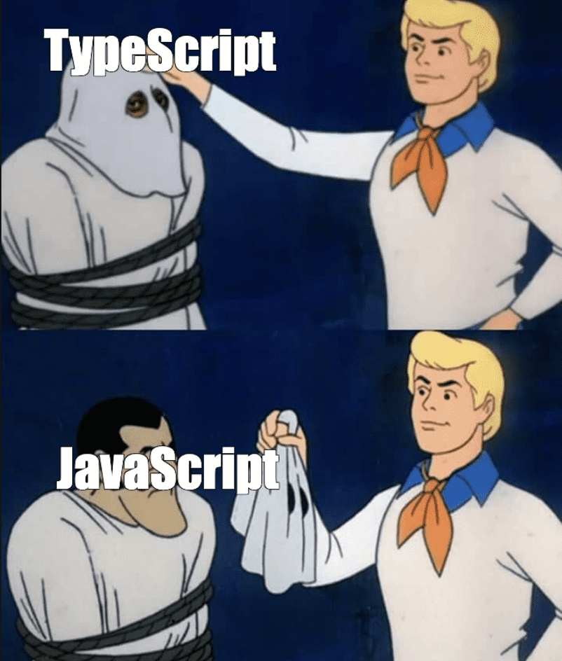 Весь код JavaScript действителен и в TypeScript. Источник изображения: medium.com