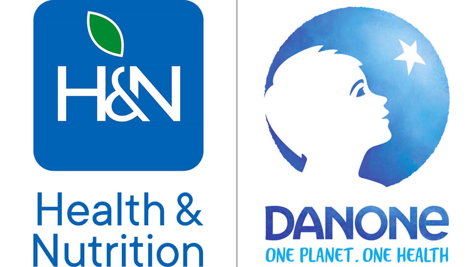 Фото: Health&Nutrition; Danone📷Новый логотип H&N и прежний Danone