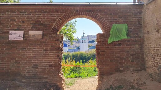 Открытие восстановленной арки Вятского кремля