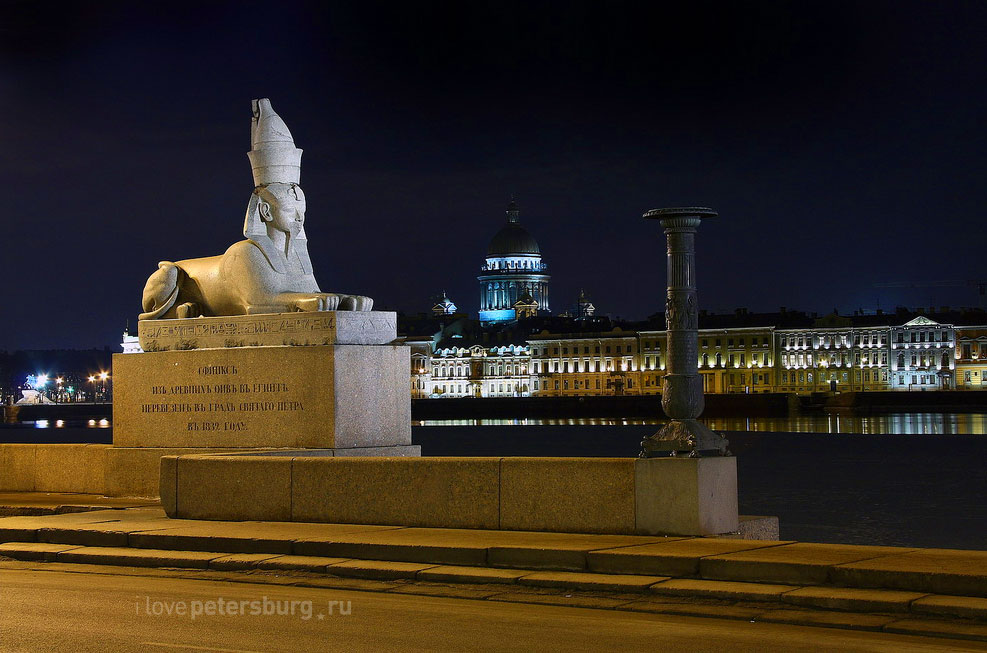 Сфинкс в санкт петербурге