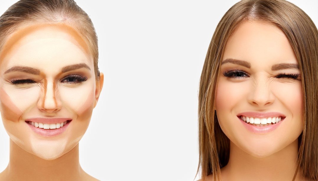 Скульптурирование лица поможет подчеркнуть достоинства и скрыть недостатки с помощью косметики