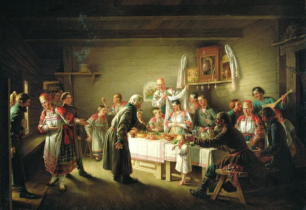 Н. Перов "Смотрины невесты" 1861 