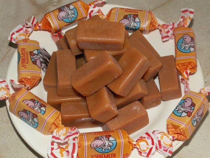 Домашние конфеты Коровка, пошаговый рецепт с фото на ккал