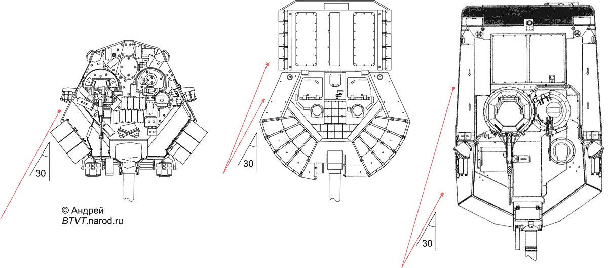 Схема бронирования т 72б