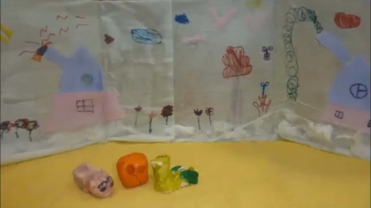 кадр из мультфильма "Дырки в сыре"