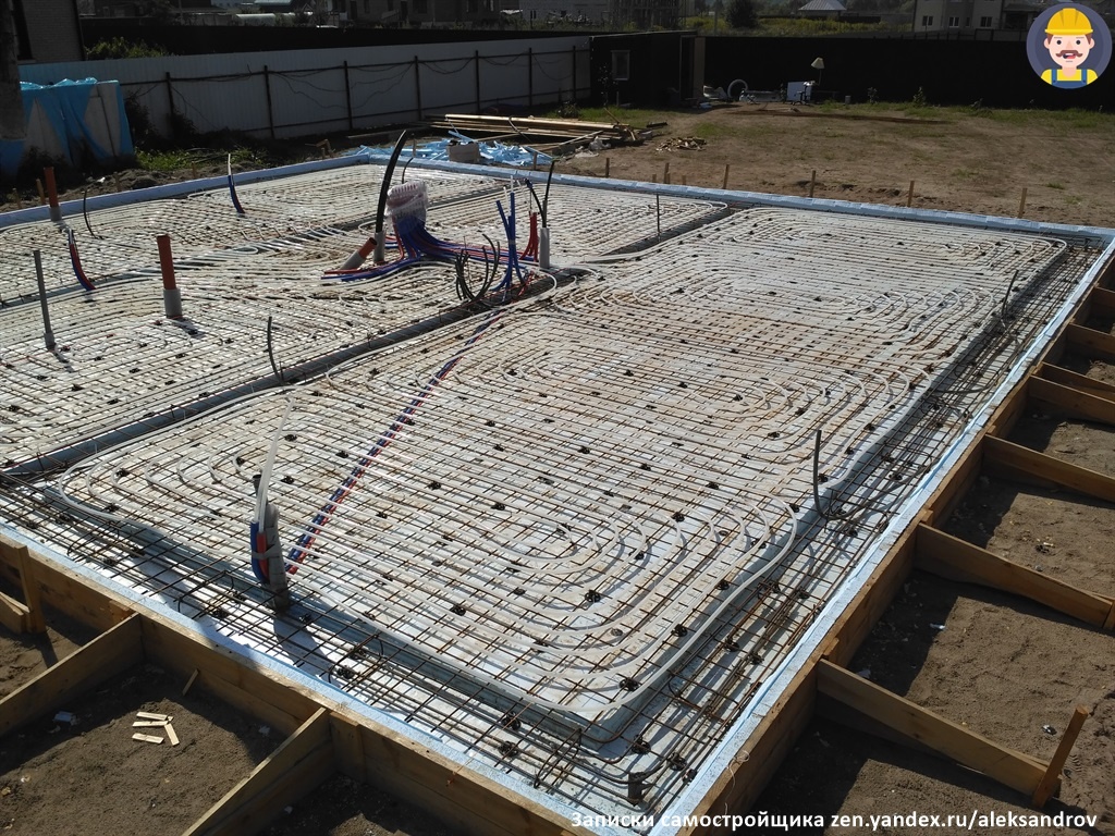 Мой фундамент перед заливкой.