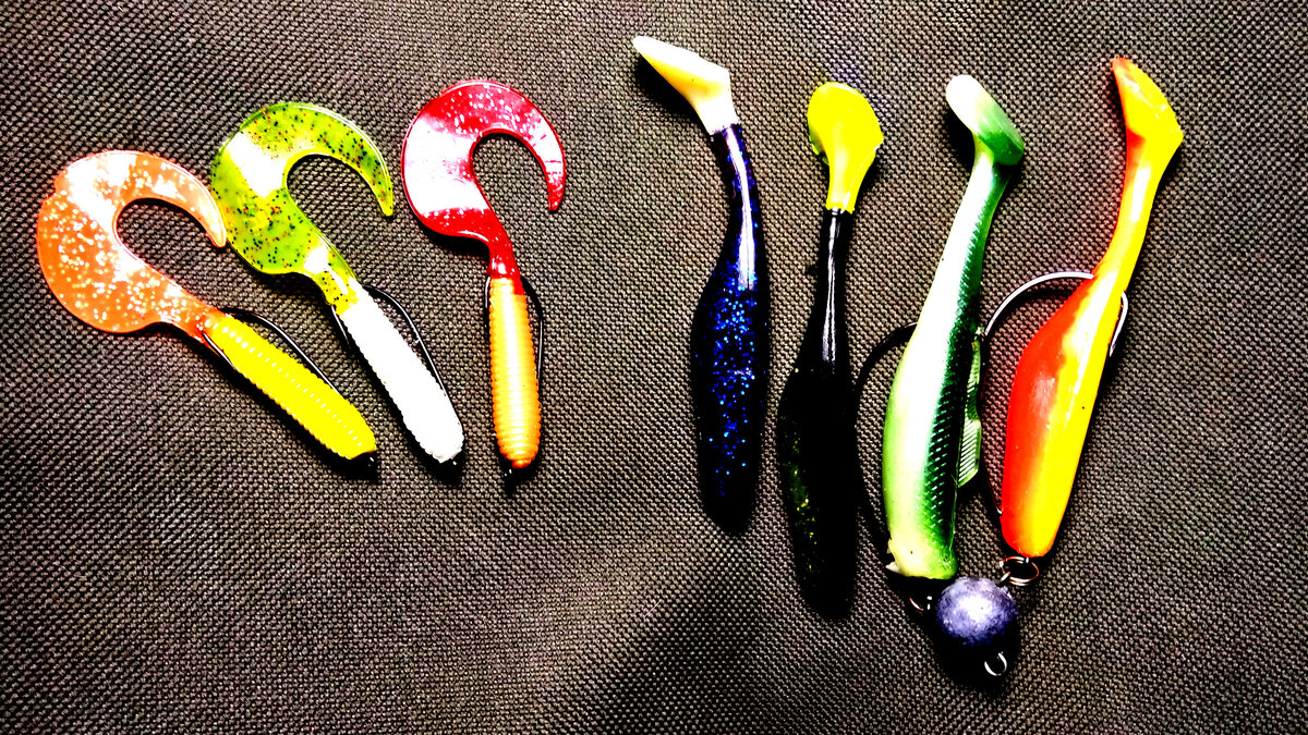 силиконовые приманки на офсетном крючке