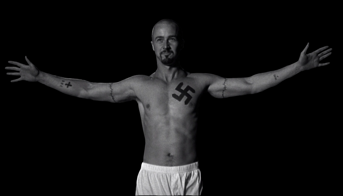 кадр из фильма «Американская История Икс»