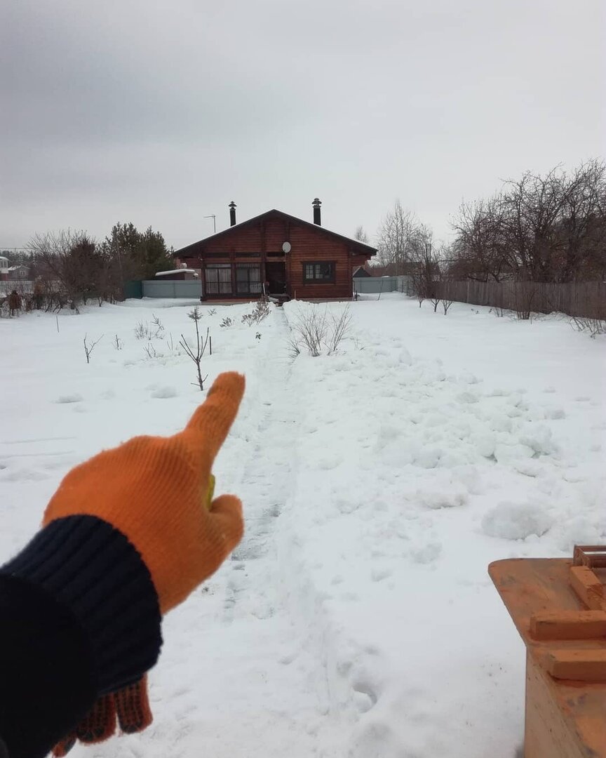 Наш дом в котором нужно построить камин.