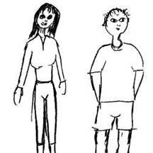 Две руки отрезаны, две отлетают от тела.