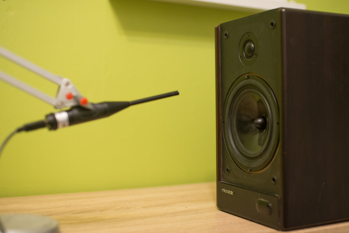 Тест проходил вот с этими "исполнителями". Корпус от микролаб Соло6 с родным ВЧ динамиком, родным разделительным фильтром и чужим сч/нч динамиком.  