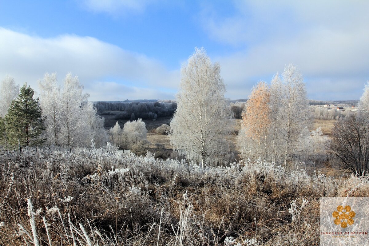 Долина реки Скнига в ноябре