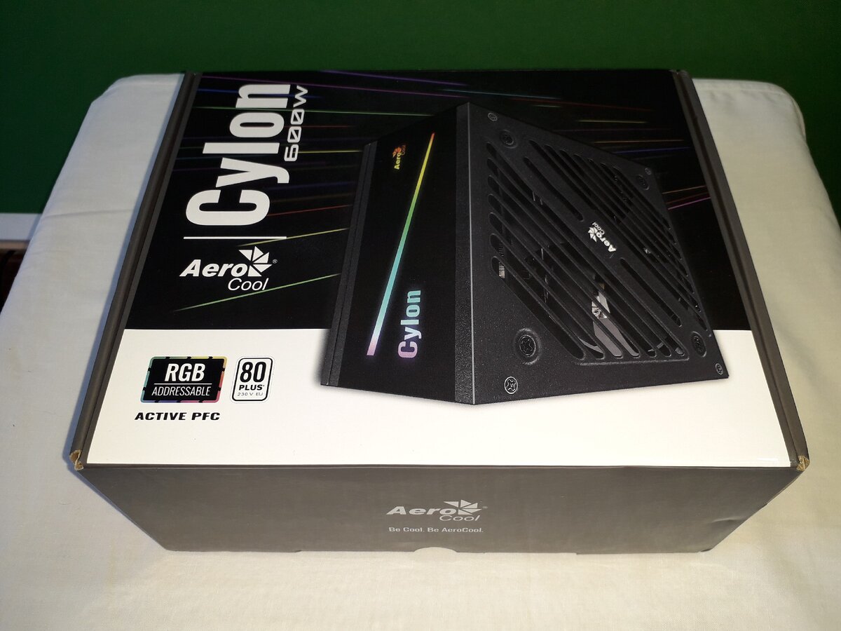 Коробка в которой поставляется БП "Вид 1"