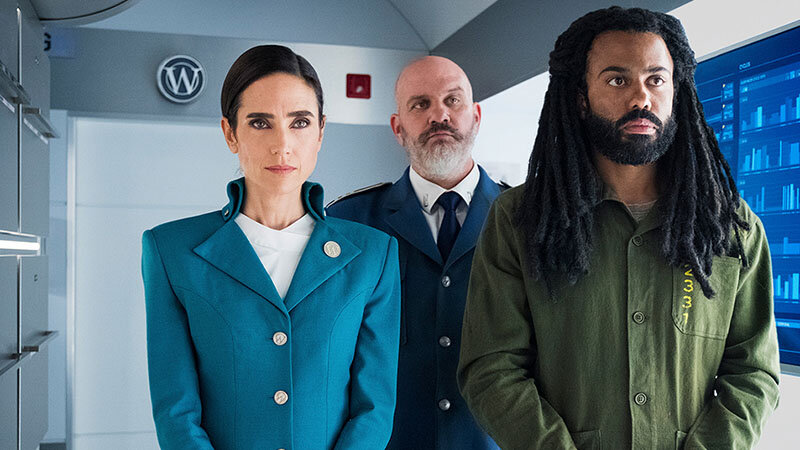 Кадр из сериала "Сквозь снег" ("Snowpiercer ")