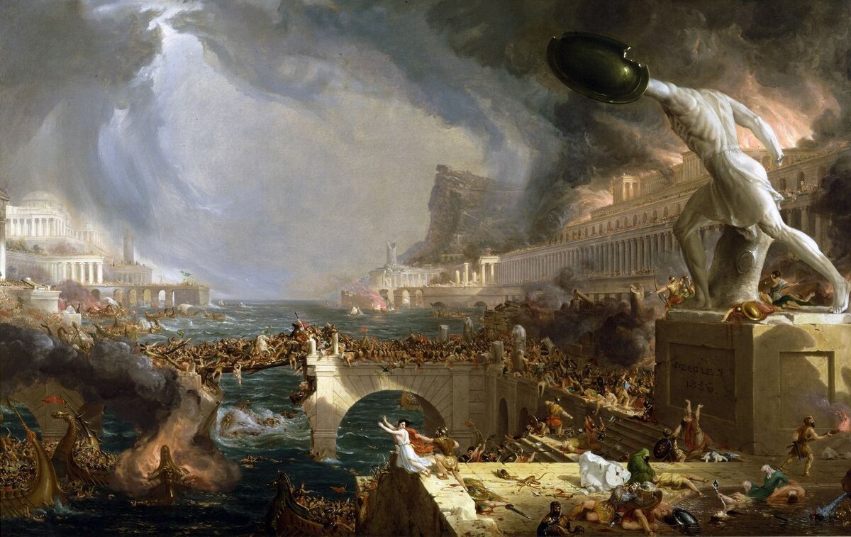 Thomas Cole - The Course of Empire: Destruction