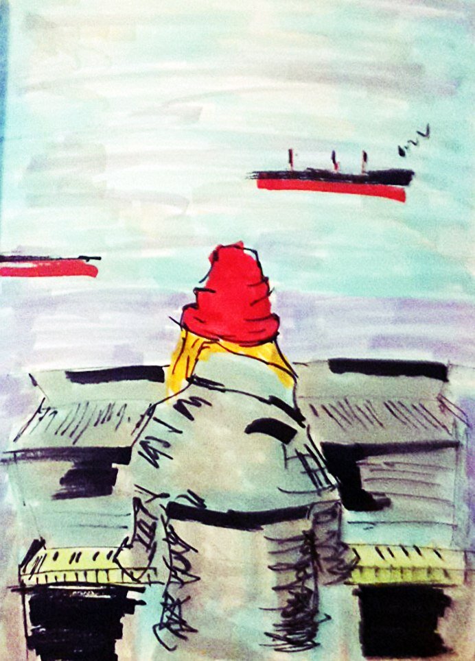 Нарисовано маркерами лет 10 назад