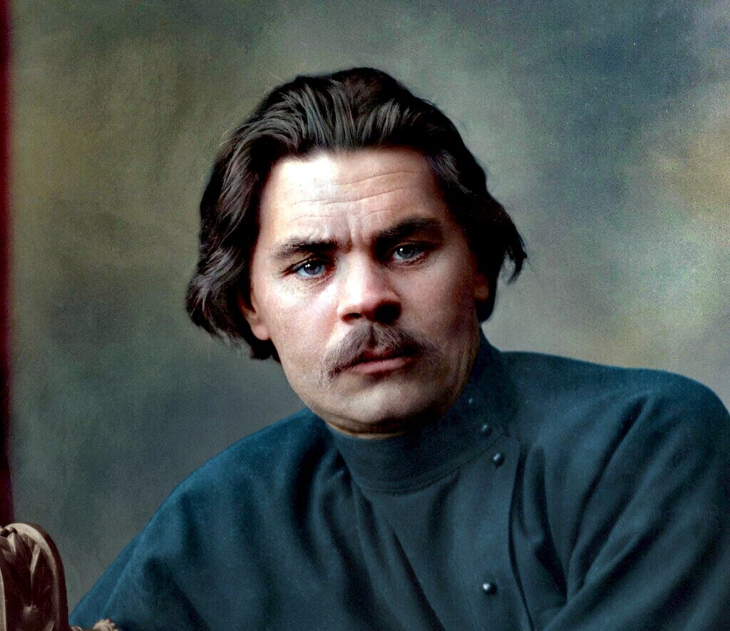 Максим Горький. Иллюстрация к тесту.