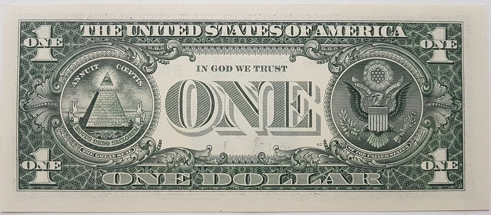 1 доллар США  2017 года.