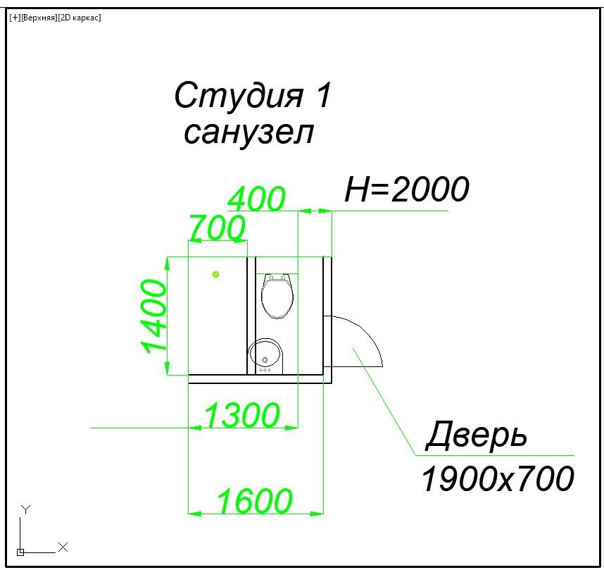 Чертеж автора, выполненный в программе AutoCAD