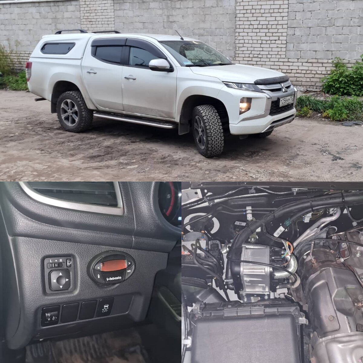 Установка подогревателя Вебасто на Митсубиси Л200