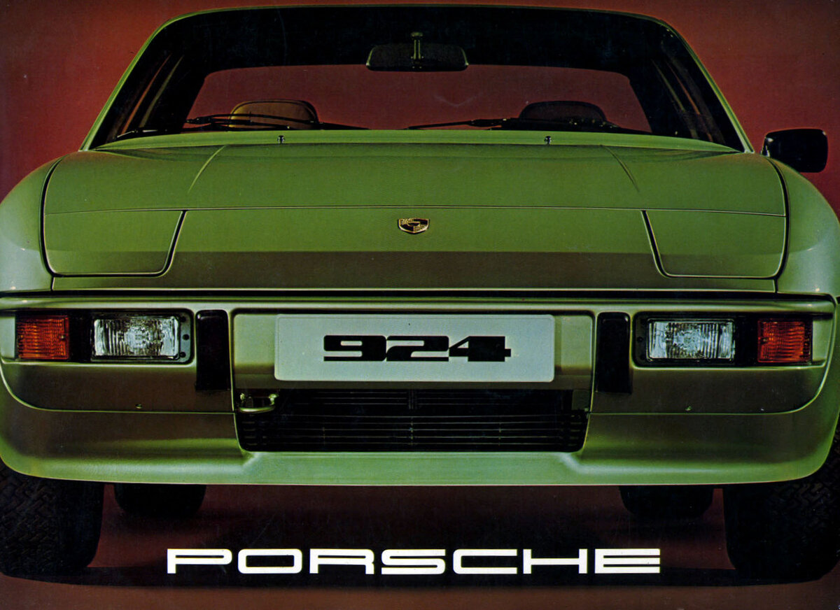 Реклама Porsche 924, фото из архива автора