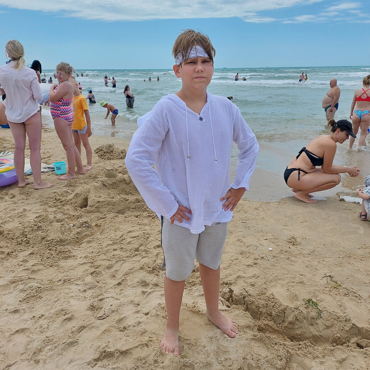 Пляж в Витязево. Анапа. 