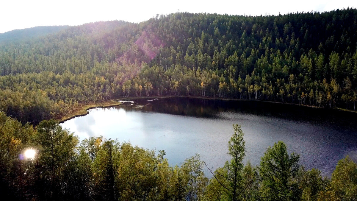 Местечко из Тунгусскго заповедника - ассоциация с  Оленьим озером из романа